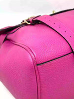 Mulberry Alexa Oversized Pink Heavy Grain Leather Satchel Bag