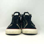 Gucci Tennis 1977 Mens Black Suede Monogram Shearling High Sneakers 40.5 UK 6.5