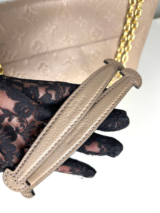 Louis Vuitton Pre-Loved Vavin PM beige Empreinte Leather Shoulder Bag
