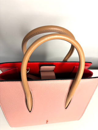 Christian Louboutin Paloma Small Pink Spike Tote Bag