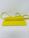 Mony Yellow Mini Leather Cross-Body Bag