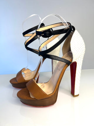 Christian Louboutin Summerissima 140 Strappy Platform Sandals – Size 37 UK 4