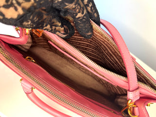 Prada Galleria Small Pink Saffiano Leather Tote Bag