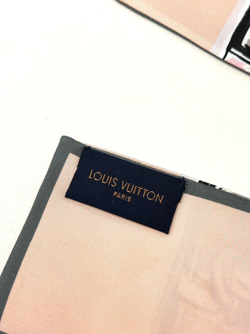 Louis Vuitton Silk Monogram Bandeau Scarf