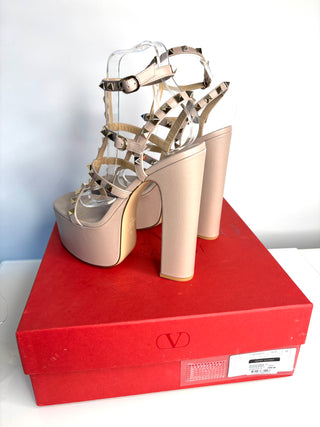 Valentino Garavani Rockstud 155 Platform Sandals 39 UK6