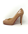 Christian Louboutin New Simple Pump 120 Nude Patent Leather Pump Heels 36.5 UK 3.5