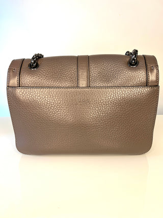 Christian Louboutin Sweet Charity Medium Grey Leather Shoulder Bag