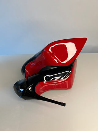 Christian Louboutin Pigalle Follies 100 Black Patent Leather Heels – Size 38.5 UK 5.5