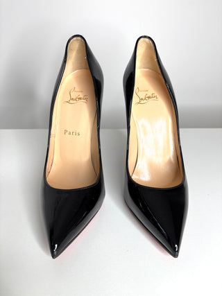 Christian Louboutin Pigalle 120 Black Patent Heels Small Fit 38 UK5