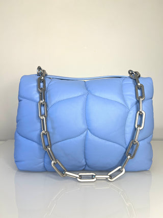 Mulberry Softie Cornflower Blue Nappa Leather Shoulder Bag