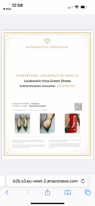 Christian Louboutin Iriza 100 Green Patent Leather Heels 39.5 UK6.5