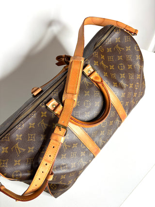 Louis Vuitton Keepall Bandouliere 50 Monogram Vintage Travel Bag