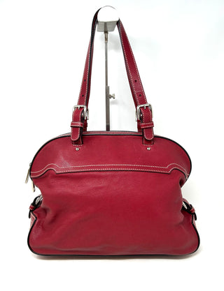 Dolce & Gabbana Red Leather Shoulder Bag