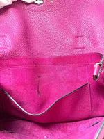 Mulberry Alexa Oversized Pink Heavy Grain Leather Satchel Bag