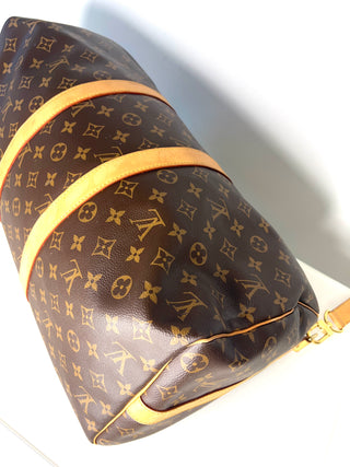 Louis Vuitton Preloved Keepall 45 Bandouliere Monogram Travel Bag