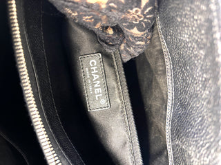 Chanel Preloved GST Grand Shopping Tote Black Caviar Luxe Shopper Bag