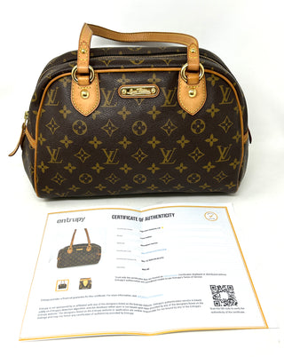 Louis Vuitton Montorgueil PM Brown LV Monogram Canvas Handbag