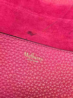 Mulberry Alexa Oversized Pink Heavy Grain Leather Satchel Bag