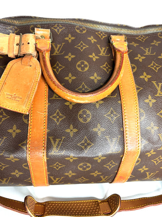 Louis Vuitton Keepall Bandouliere 50 Monogram Vintage Travel Bag