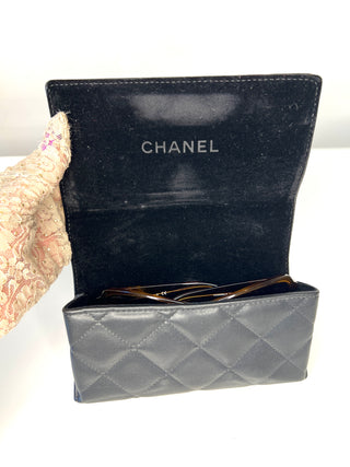 Chanel CH5449 Rectangular Brown Tortoise Shield Sunglasses