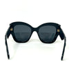 Gucci Black Oversized Cat Eye Shiny Acetate Sunglasses