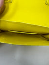 Mony Yellow Mini Leather Cross-Body Bag