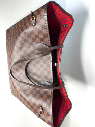 Louis Vuitton Neverfull GM Damier Ebene Tote Shoulder Bag