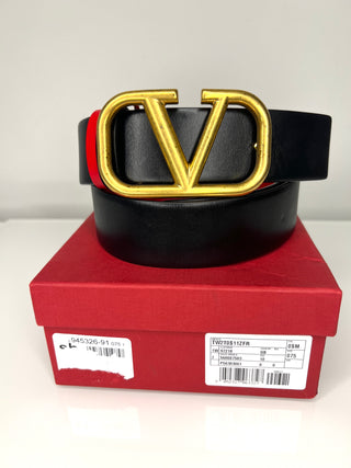 Valentino Garavani VLogo Signature Reversible Belt