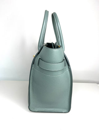 Mulberry Zipped Bayswater Small Light Blue Tote Bag