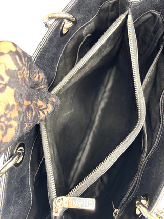 Chanel Preloved GST Grand Shopping Tote Black Caviar Luxe Shopper Bag