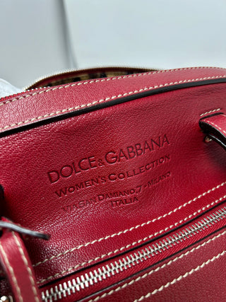 Dolce & Gabbana Red Leather Shoulder Bag