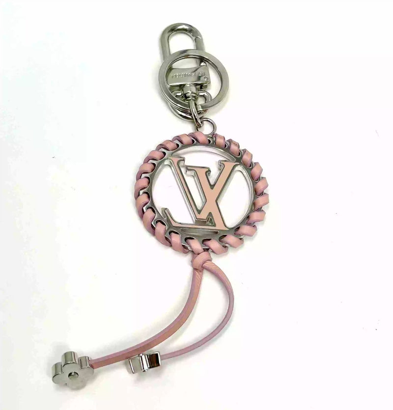 Louis Vuitton Very Silver Pink Bag Charm And Key Holder