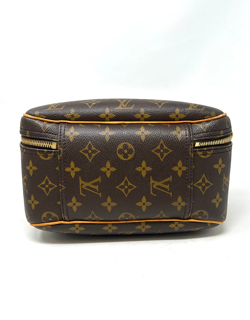 Louis Vuitton Brown Monogram Canvas Travel Handbag