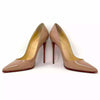 Christian Louboutin So Kate 120 Nude Patent Leather Pump Heels 40 UK 7