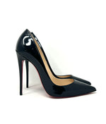 Christian Louboutin So Kate 120 Black Patent Leather Pump Heels 38 UK 5