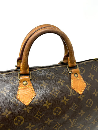 Louis Vuitton Speedy 30 Brown LV Monogram Coated Canvas Handbag