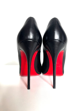 Christian Louboutin So Kate 120 Black Kid Leather Heels 38 UK5