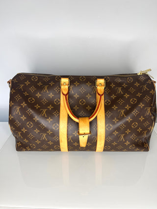 Louis Vuitton Preloved Keepall 45 Bandouliere Monogram Travel Bag