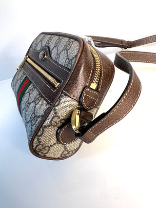 Gucci GG Supreme Canvas Ophidia Mini Crossbody Shoulder Bag
