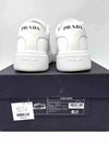 Prada Macro Low Top White Leather Lace Up Sneakers 36 UK 3