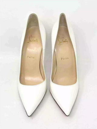 Christian Louboutin So Kate 120 White Patent Leather Pump Heels 38.5 UK 5.5