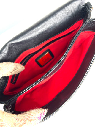 Christian Louboutin Rougissime Leopard Pony Hair Small Clutch Bag