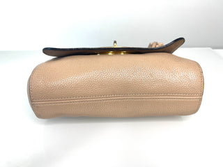 Mulberry Small Lily Classic Grain Leather Beige Shoulder Bag