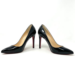 Christian Louboutin Pigalle 100 Black Patent Leather Pump Heels 38 UK 5