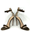 Gianvito Rossi Leopard Print Sandal Heels 