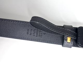 Gucci GG Marmont Black Leather Belt