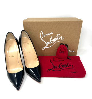 Christian Louboutin So Kate 120 Black Patent Leather Pump Heels 38 UK 5