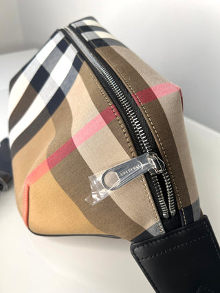 Burberry Sonny Taupe Brown Belt Bum Bag