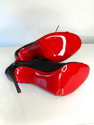 Christian Louboutin Open Ondessa 100 Mesh Booties – Size 39.5 UK6.5