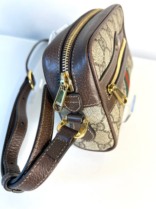 Gucci GG Supreme Canvas Ophidia Mini Crossbody Shoulder Bag